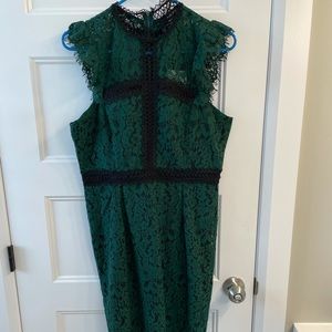 Bardot Lace Midi Dress